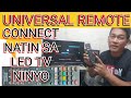 PAANO I CONNECT ANG UNIVERSAL REMOTE SA FLATSCREEN LED TV