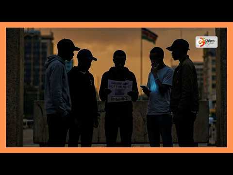 Familia za waliotoweka wakati wa maandamano ya Gen Z zaitaka serikali kuwajib