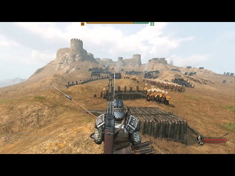 Simira Castle siege (attacking) Aserai vs Khuzaits in Mount & Blade II: Bannerlord