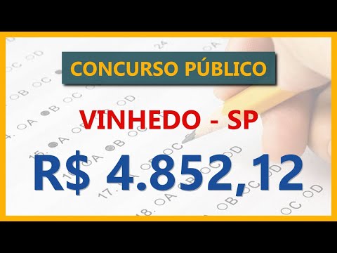 Edital Concurso Público de Vinhedo SP 2020 - Apostila Específica Para Escriturário