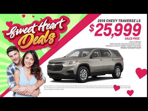 Friendly Chevrolet - 2019 Chevy Traverse LE $25,999 :06s