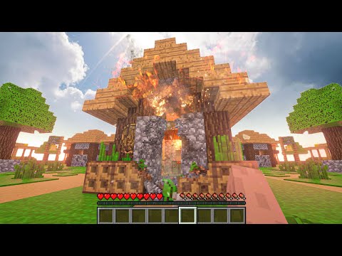1000$ GERÇEKÇİ KÖY! 😱 - Minecraft