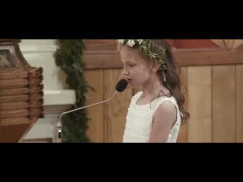 WZRUSZAJĄCY ŚLUB siostrzyczka zrobiła niespodziankę bratu