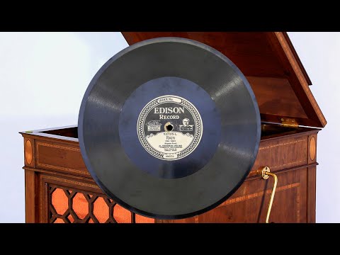 Foxtrot by Al Friedman and his Yoeng's Orchestra, "Rain"  on Edison Diamond Disc record 52155-L