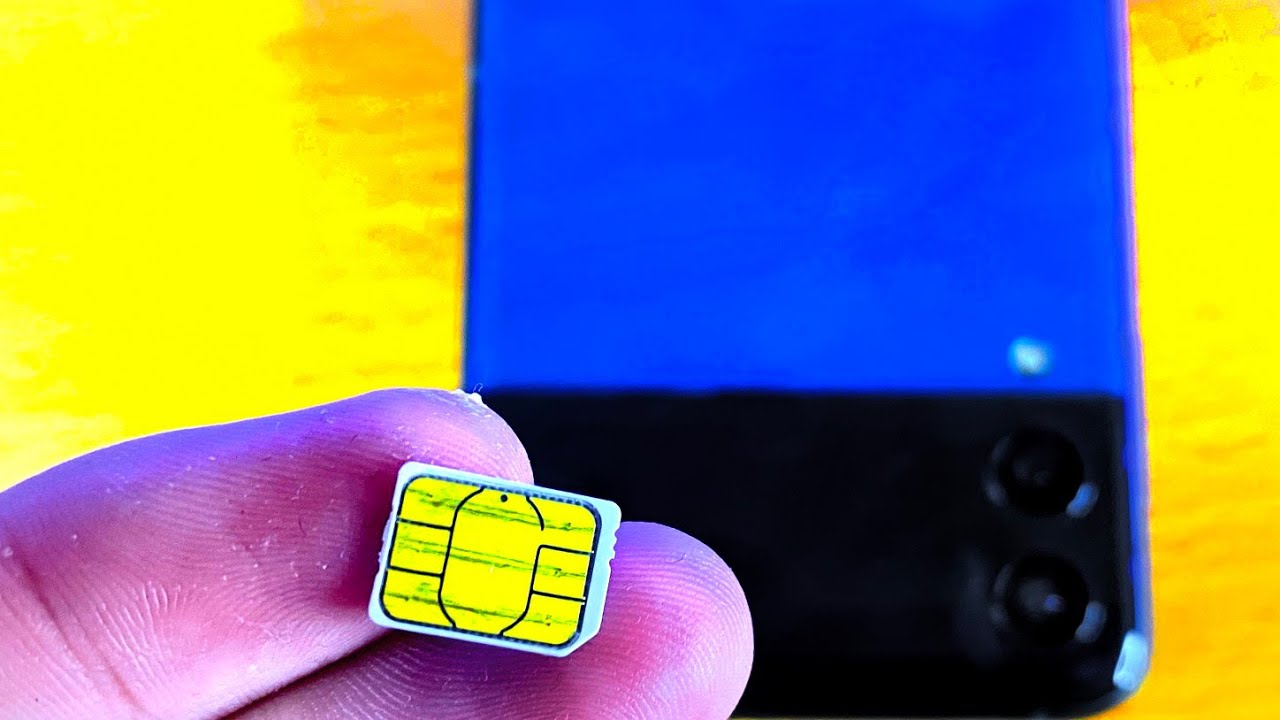 How To Insert Sim Card in Samsung Galaxy Z Flip 3 5G! [Physical & ESIM]