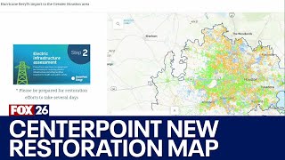 CenterPoint releases new restoration map, SVP talks efforts