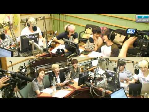 Eunhyuk imitating Donghae's "Oppa Oppa" @KTR 120720_銀赫模仿東海唱"Oppa Oppa"