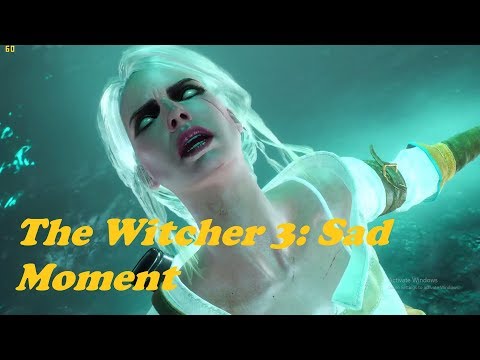 The Witcher 3 Sad Moment | Vesemir's Death and Ciri's Power