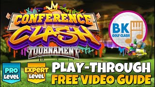 PRO & EXPERT PLAY-THROUGH | Conference Clash Tournament | Milano & Southern Pines | Golf Clash Guide