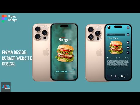 Burger Mobile App & Website Design in Figma | Modern UI/UX Tutorial