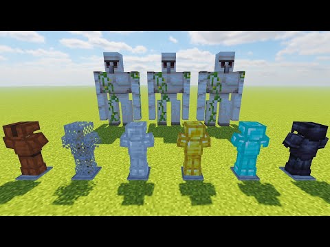 Which armor can save you from giant Iron Golem?