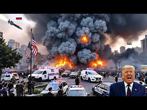 2 hours ago! A US city center disappeared in seconds, look what happened!