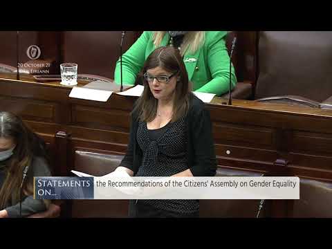 Kathleen Funchion urges childcare reform and gender equality action