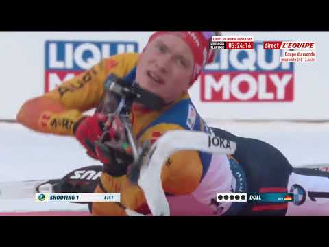 Biathlon Poursuite hommes Annecy Grand bornand 2019/ IBU Cup 21/12/2019