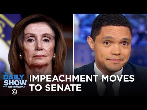 Nancy Pelosi’s Impeachment Procession & Lev Parnas’s Paper Trail | The Daily Show