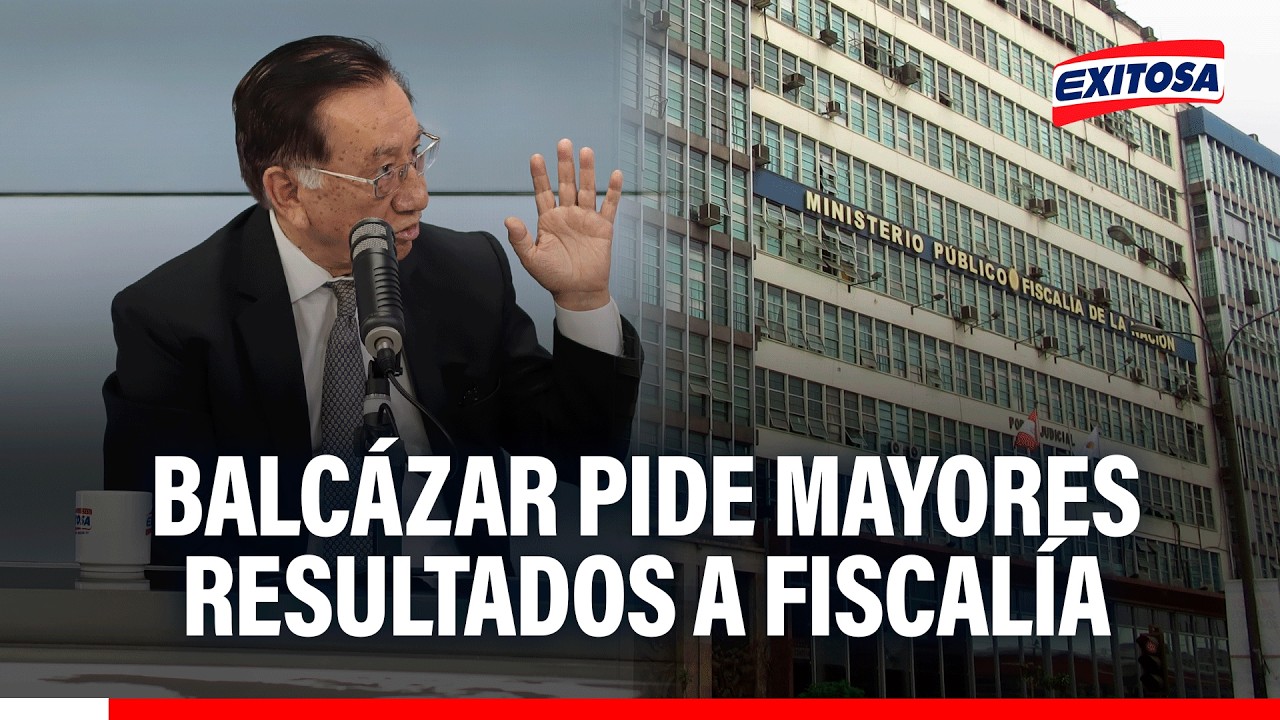 🔴🔵 José Balcázar afirma que Ministerio Público tendrá mayor presupuesto, pero pide resultados