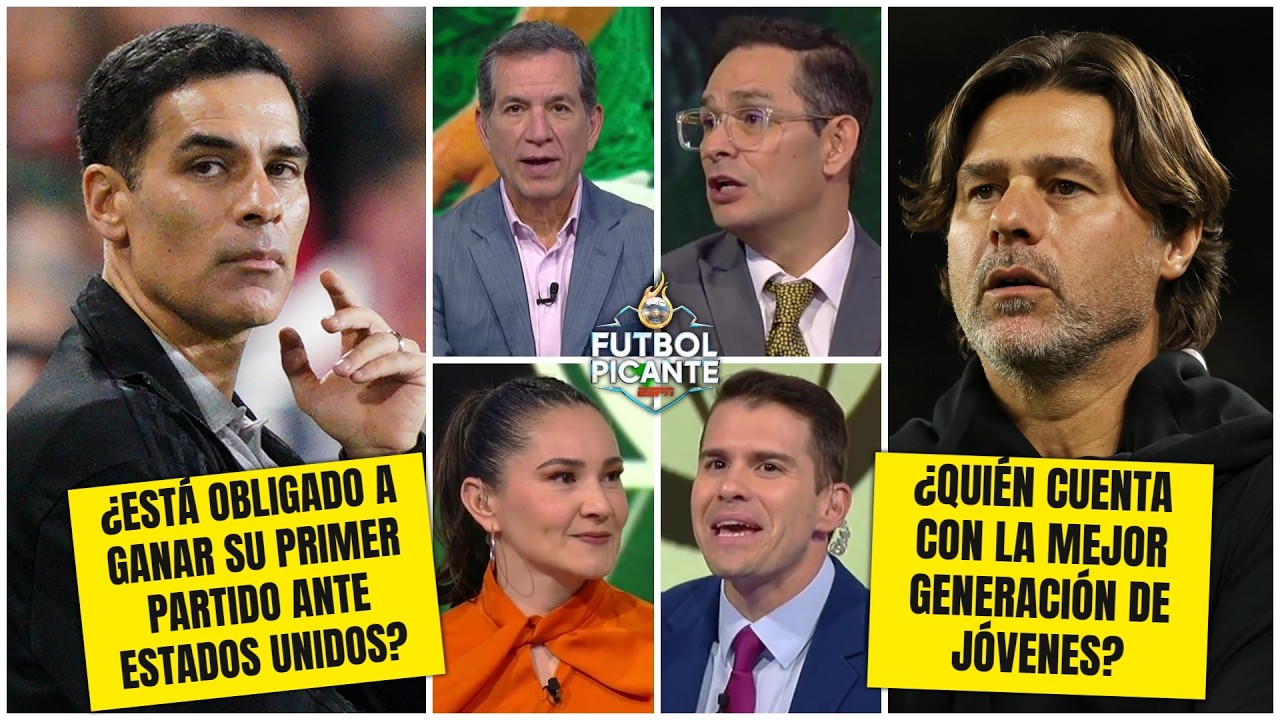 MÉXICO y la era de RAFA MÁRQUEZ se miden a JUVENTUD de ESTADOS UNIDOS y POCHETTINO | Futbol Picante