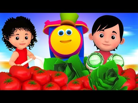 Bob le train les couleurs supermarché | apprendre les couleurs avec des objets