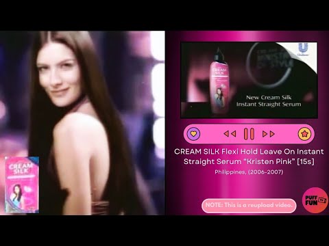 CREAM SILK Flexi Hold Leave On Instant Straight Serum “Kristen Pink” [15s] - Philippines, 2006-2007