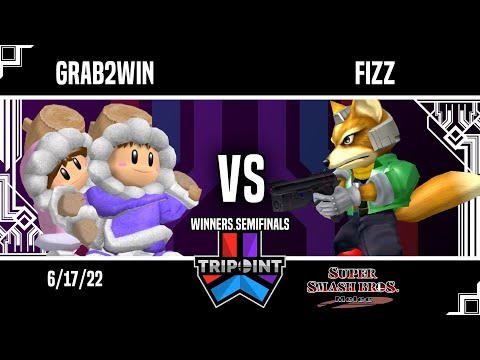 Tripoint Smash 147 - Winners Semifinals - Grab2Win(Ice Climbers) Vs. Fizz(Fox)