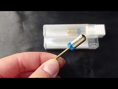 BROCA DE TUNGSTÊNIO 3/32 DOURADA CORTE GROSSO AZUL