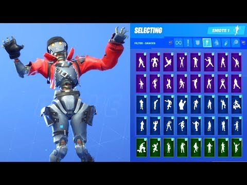 REVOLT SKIN SHOWCASE WITH ALL FORTNITE DANCES & EMOTES