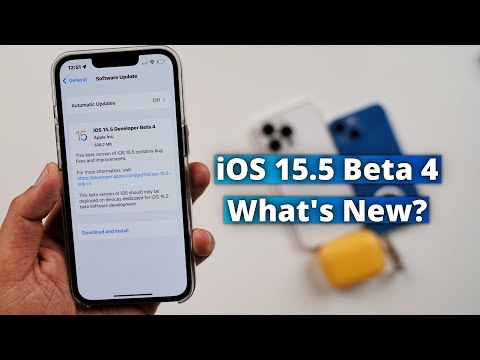 iOS 15.5 beta 4 Released | What's New