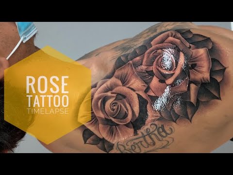 ROSE TATTOO TIMELAPSE