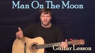 Man On The Moon (Phillip Phillips) Guitar Lesson Strum Fingerstyle How to Play Tutorial