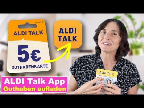 Mit der App ALDI Talk Guthaben aufladen und verwalten. Smartphone einfach erklärt.