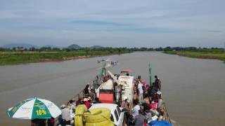 Boat Tour in Cambodia 2017 - Kampong Chhnang Province - Kong Rey Mountain