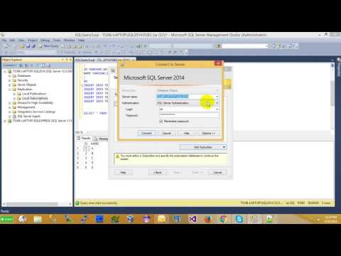 How to do SQL Server Replication step by step with example