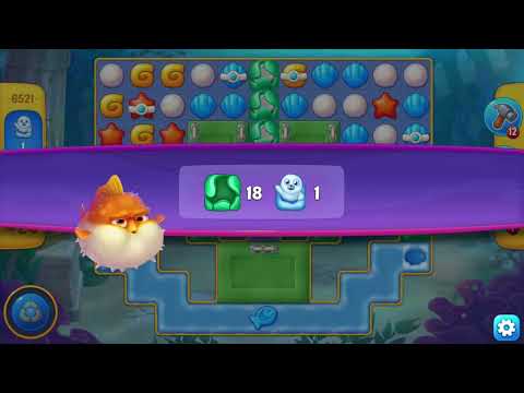 [FISHDOM Walkthrough] Level 6521 Super Hard (Qua màn - Fishdom)