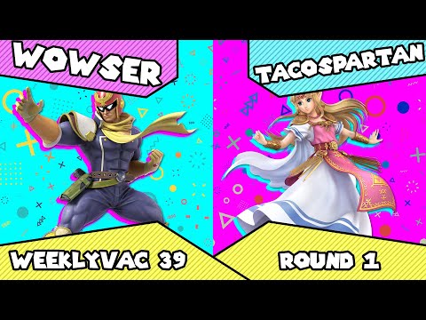 WeeklyVac 39 - SSBU - Wowser (Captain Falcon) vs TacoSpartan (Zelda, Mii Gunner)