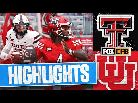 No. 17 Texas Tech Red Raiders vs. No. 16 Utah Utes Highlights | FOX College Football