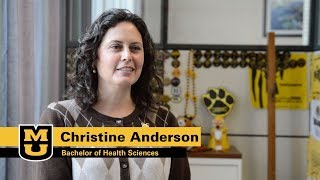 Christine Anderson: Bachelor of Health Science &#39;14, University of Missouri