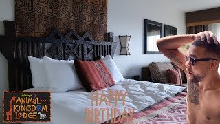 The Best Birthday Gift Ever! Animal Kingdom Lodge Jambo House Room &amp; Resort Tour!