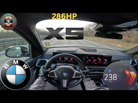 BMW X5 30d || 286HP || TOP SPEED on german Autobahn