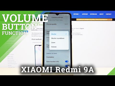 Xiaomi Redmi 9A   Change Volume button function in camera