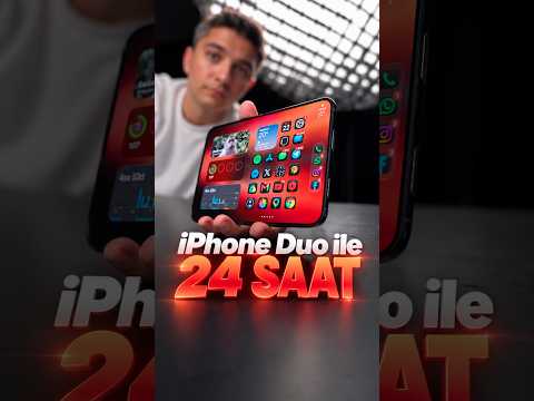 iPhone Duo ile ilk 24 saat 👀 #iPhone #iPhoneDuo #reklam