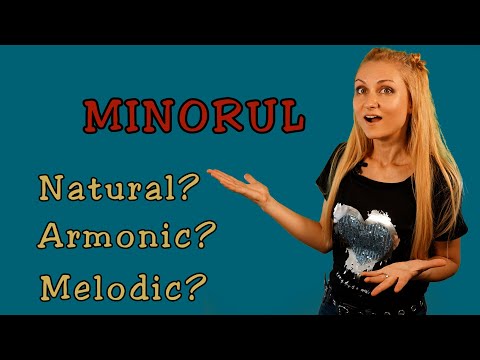 Variantele minorului: Natural, Armonic & Melodic - Ed. muzicală, Cursuri de pian, Teorie muzicală