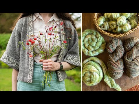 Spring greens: handspun yarn and a garden update (Marina Skua Podcast Ep 70)