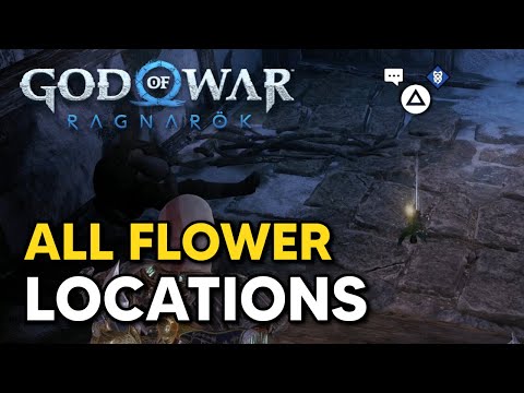 God of War Ragnarök - All 9 Flower Locations (Nine Realm in Blossom)