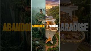 I Found an Abandoned Cruise Ship in the Amazon… Then Turned It Into a Luxury Jungle Hotel 🌿🚢 #diy
