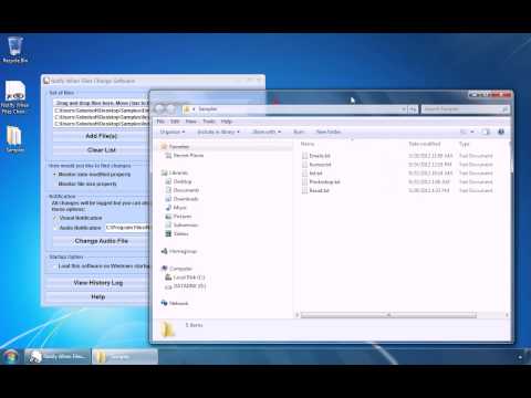 Notify When Files Change Software