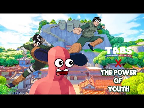 Naruto - Rock Lee & Might Guy VS Every Faction In TABS - Totally Accurate Battle Simulator