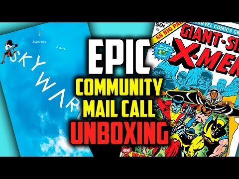 UNBOXING Comic Family Mail Calls - Mystery Mail Call Donations & Epic Comics