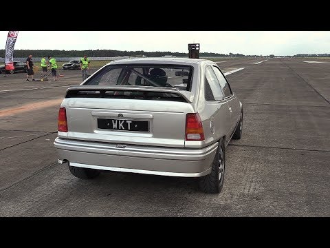 1250HP Opel Kadett Ecotec WKT Turbo - LOUD ACCELERATIONS!