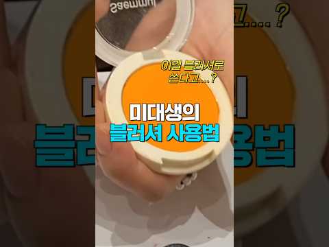 미대생 블러셔 사용법&hellip;