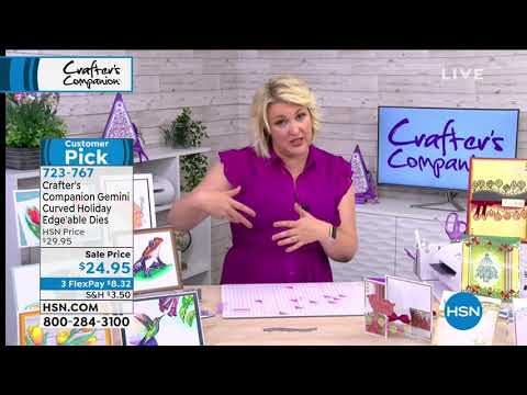 Crafter's Companion Gemini Curved Holiday Edge'able Dies